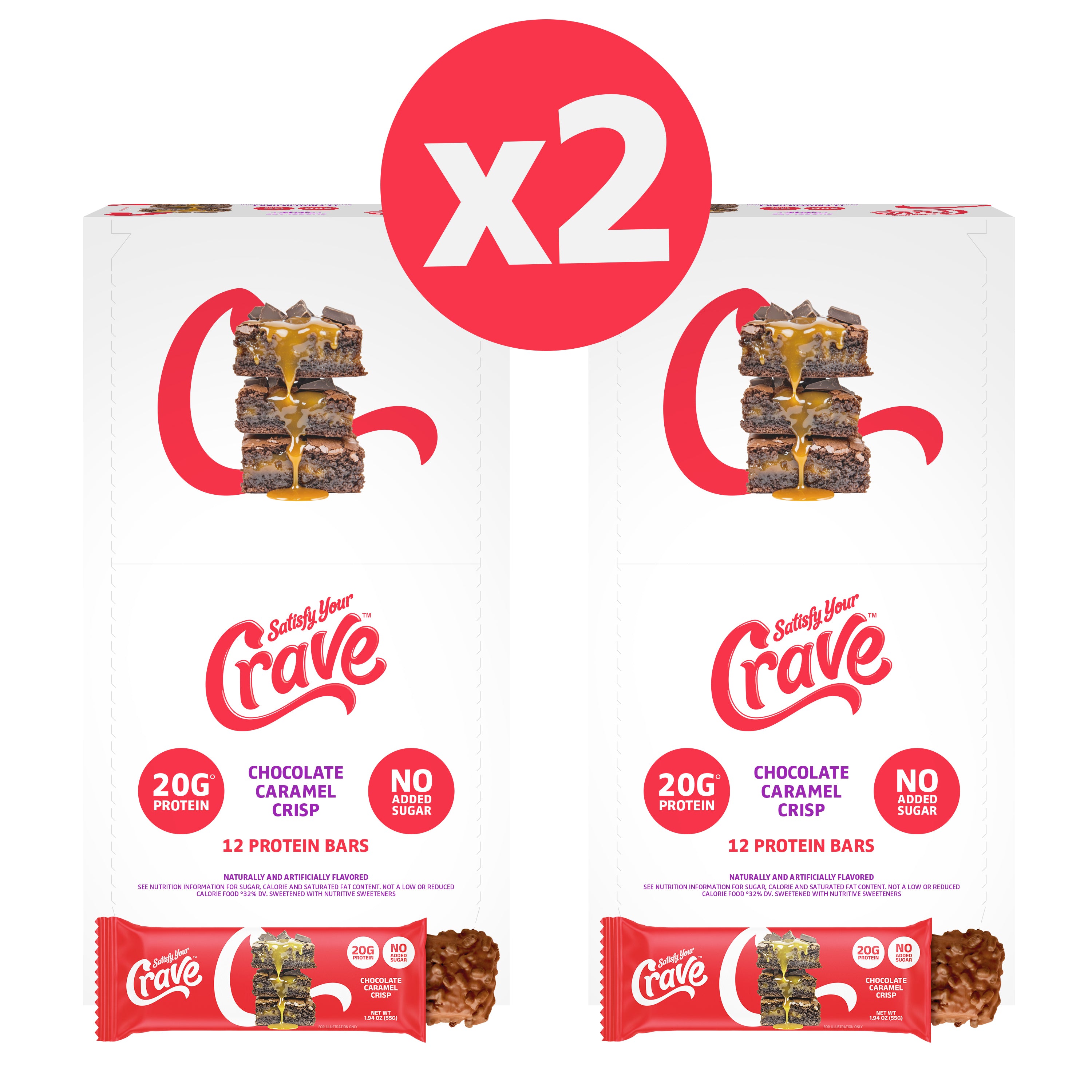 Chocolate Caramel Crisp - 24 bars