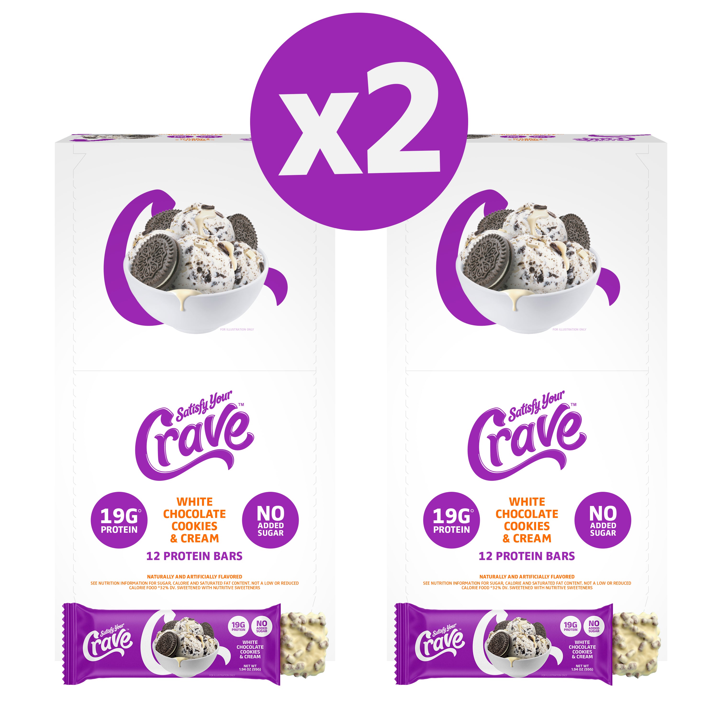 Cookies & Cream - 24 bars