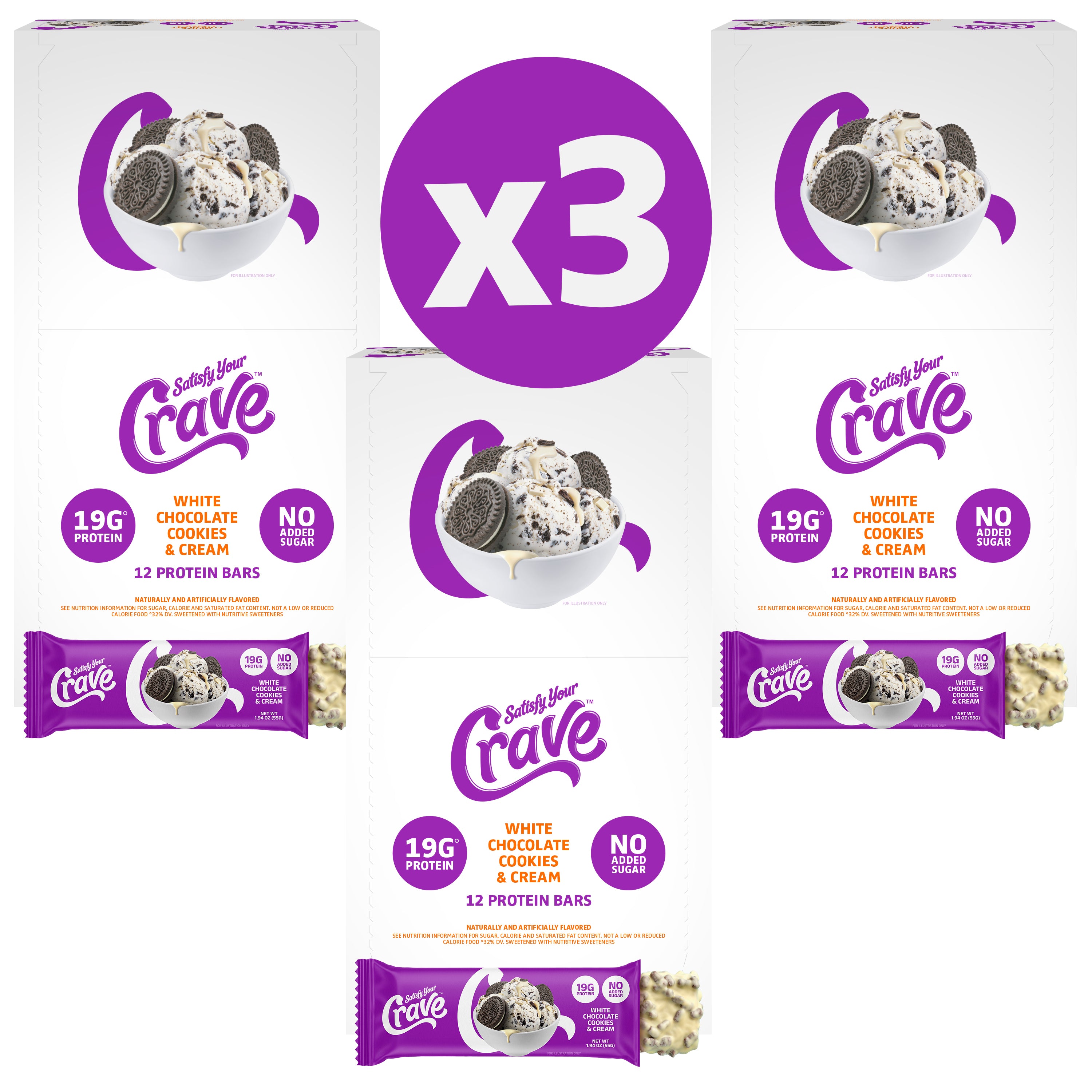 Cookies & Cream - 36 bars